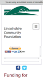 Mobile Screenshot of lincolnshirecf.co.uk